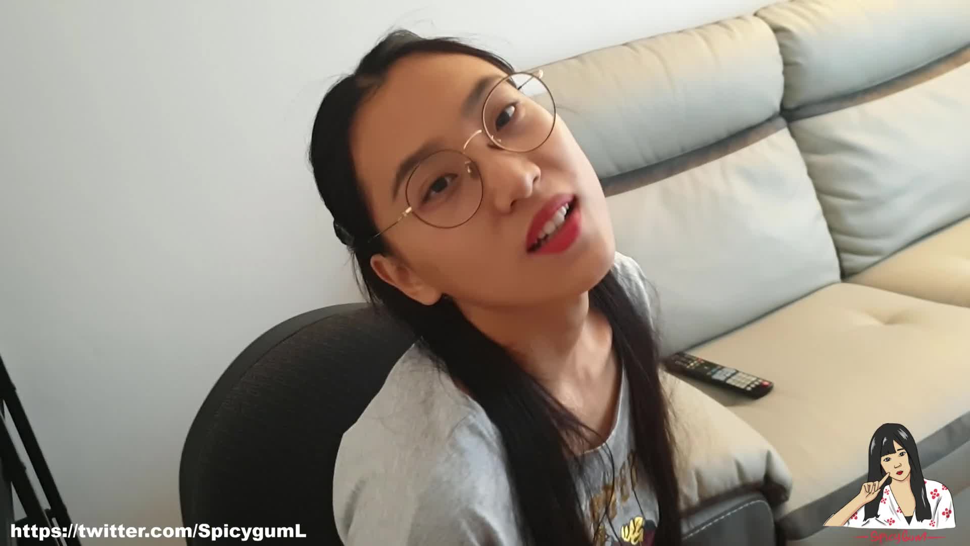 June Liu 刘玥  SpicyGum - Naugthy Chinese Student Got a Good Lesson #backtoschool2019 (JL_036)